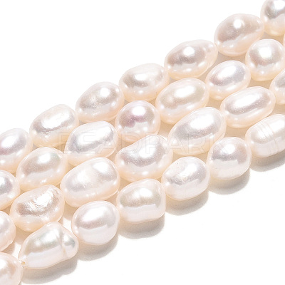 Natural Cultured Freshwater Pearl Beads Strands PEAR-N014-06I-1
