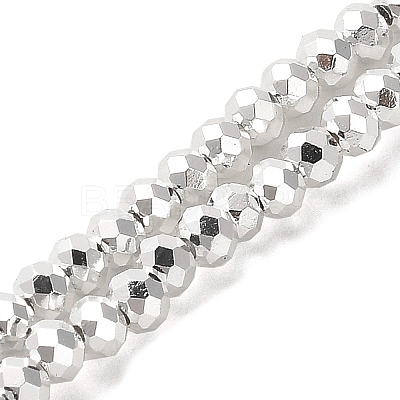 Electroplate Glass Beads Strands X-EGLA-D030-15A-06-1