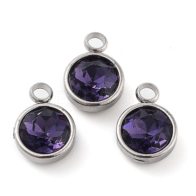 Glass Charms GLAA-G019-P14-1