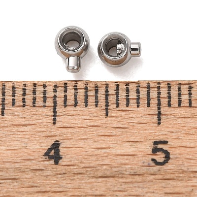 304 Stainless Steel Crimp Beads STAS-A151-05P-1