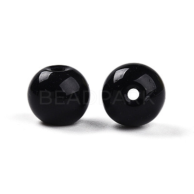 Opaque Solid Color Glass Beads LS-GLAA-N007-10mm-A07-1
