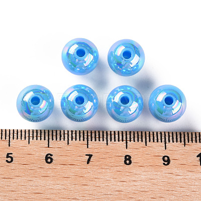 Opaque Acrylic Beads MACR-S370-D10mm-7-1