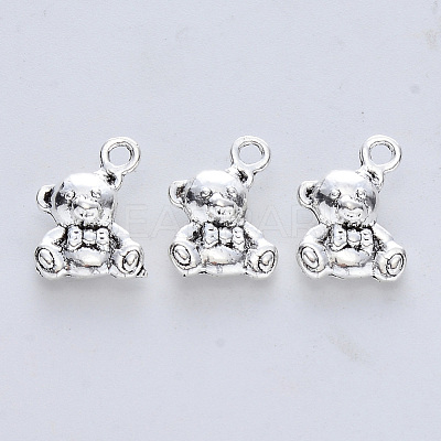 Tibetan Style Alloy Pendants X-TIBE-R316-046AS-RS-1
