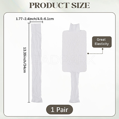 Nylon Calf Long Socks for Women Girls AJEW-WH20006-235B-1