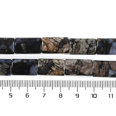 Natural Glaucophane Beads Strands G-C141-G01-01-1