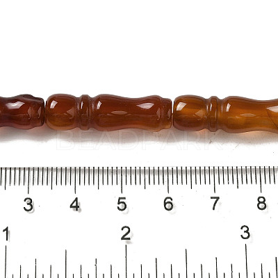 Natural Red Agate Beads Strands G-NH0017-A02-01-1