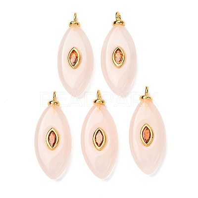 Natural Rose Quartz Pendants GG-CBAA798-04G-01-1