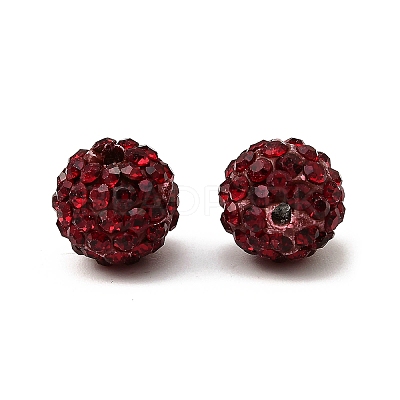Pave Disco Ball Beads X-RB-A130-10mm-5-1