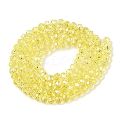 Electroplate Glass Beads Strands EGLA-A044-T4mm-A29-1
