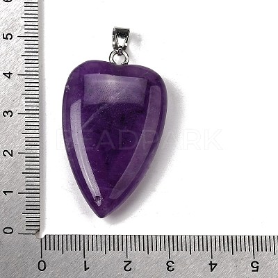 Natural Amethyst Pendants G-F820-04P-06-1
