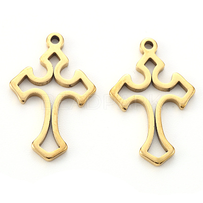 PVD Vacuum Plating 304 Stainless Steel Pendants LS-STAS-N092-39G-1