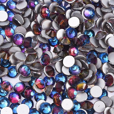 Glass Flat Back Rhinestone RGLA-C002-SS30-568-1