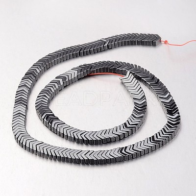 Non-magnetic Synthetic Hematite Bead Strands G-F300-19-09-1
