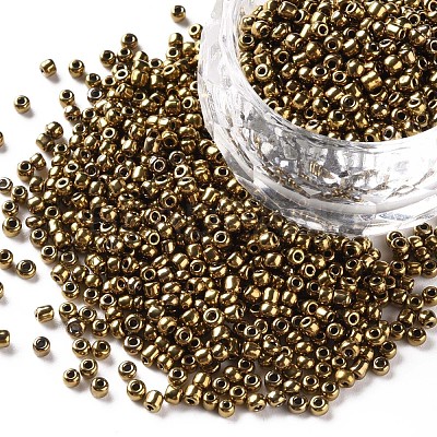 (Repacking Service Available) 12/0 Glass Seed Beads SEED-C018-2mm-601-1