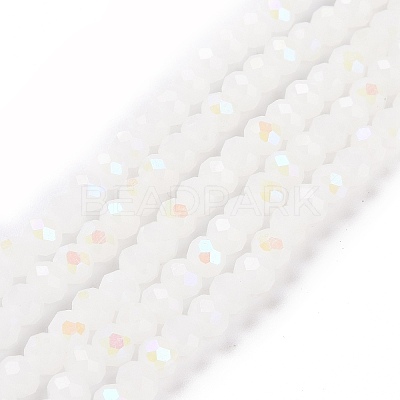 Electroplate Glass Beads Strands EGLA-A034-J10mm-L08-1