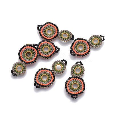 MIYUKI & TOHO Handmade Japanese Seed Beads Links SEED-A027-G23-1