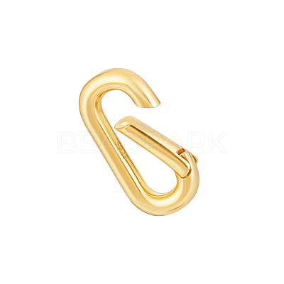 1Pc 925 Sterling Silver Spring Gate Clasps STER-PH0004-01-1