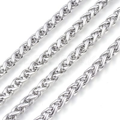 Tarnish Resistant 304 Stainless Steel Wheat Chains CHS-M001-01P-1