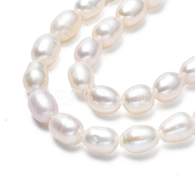 Natural Cultured Freshwater Pearl Beads Strands LS-PEAR-N012-04C-1