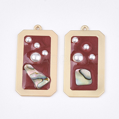 Epoxy Resin Pendants RESI-S365-67C-1
