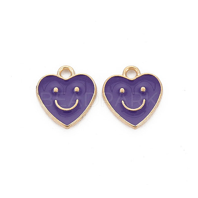 Alloy Enamel Charms ENAM-T016-12H-RS-1