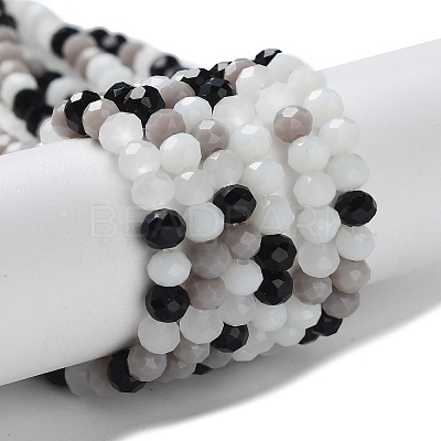 Glass Beads Strands EGLA-A034-M4mm-48-1