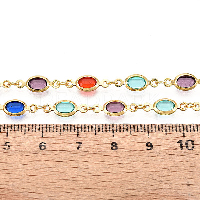 Brass Oval Link Chains CHC-N023-04E-G-1