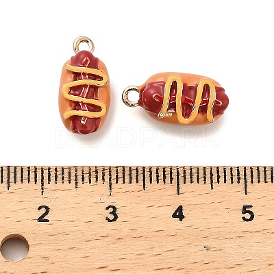 Alloy Enamel Pendants PALLOY-R155-01G-07-1