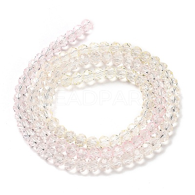 Transparent Painted Glass Beads Strands DGLA-A034-T3mm-A25-1