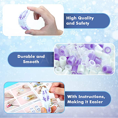 300G 4 Colors PE DIY Melty Beads Fuse Beads Refills DIY-CA0005-07-1