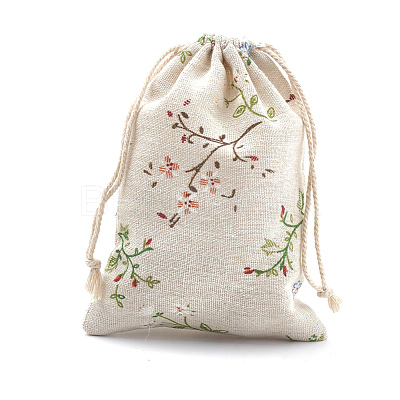 Cotton Packing Pouches Drawstring Bags ABAG-S003-07A-1
