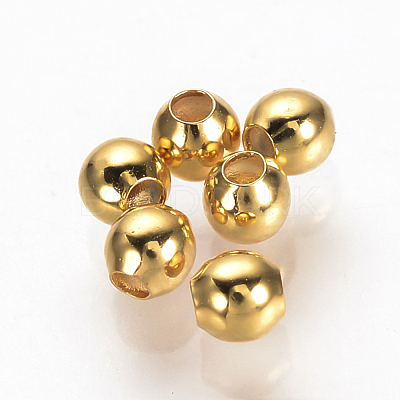 Brass Spacer Beads KK-Q735-54G-1