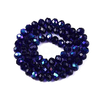 Electroplate Glass Beads Strands EGLA-A044-T8mm-L06-1