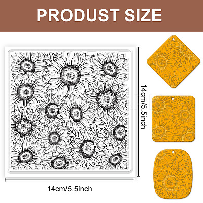 Silicone Clay Texture Mat AJEW-WH0447-015-1