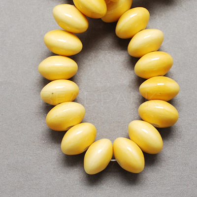 Handmade Porcelain Beads PORC-Q173-15x10mm-11-1