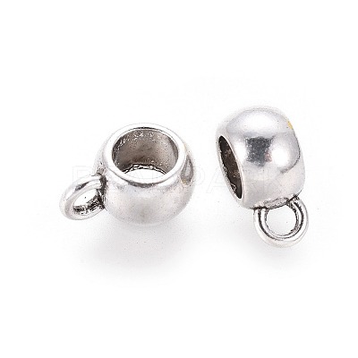 Tibetan Style Alloy Tube Bails LS-TIBEP-LFH251Y-FF-1