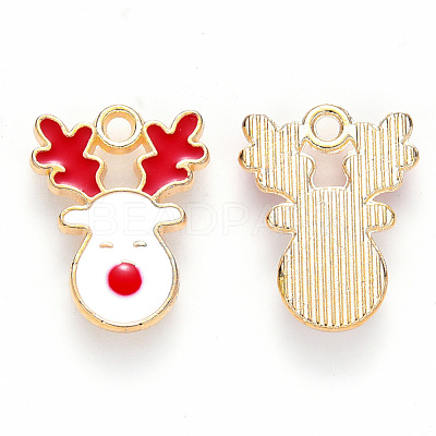 Alloy Enamel Pendants X-ENAM-S121-013-1