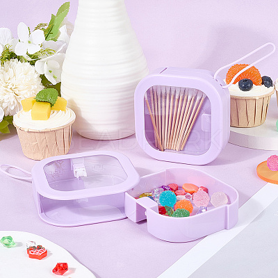 Multifunctional Plastic Pocket-Sized Push Switch Organizers Case CON-WH20006-004D-1