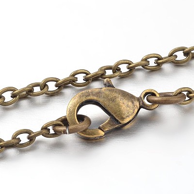 Iron Cable Chain Necklace Making X-NJEW-JN01385-03-1