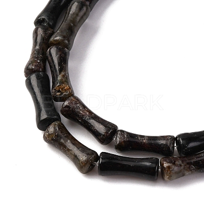 Natural Biotite Beads Strands G-L624-G09-12x5mm-1