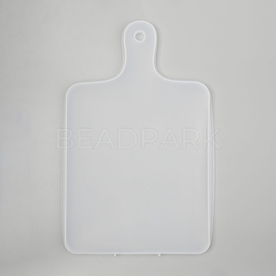 Rectangle Handle Dinner Plate Silicone Molds X-DIY-L021-54-1