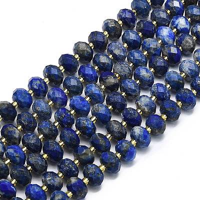 Natural Lapis Lazuli Beads Strands G-P573-A44-01-1