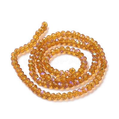 Electroplate Glass Beads Strands X1-EGLA-A034-T4mm-L01-1