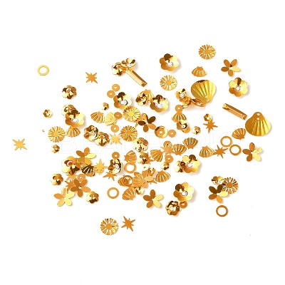 Plastic Paillette Beads LS-DIY-P025-05I-1