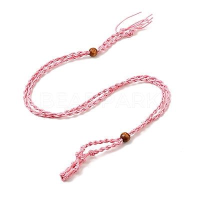 Braided Wax Rope Cord Macrame Pouch Necklace Making NJEW-J007-03-1