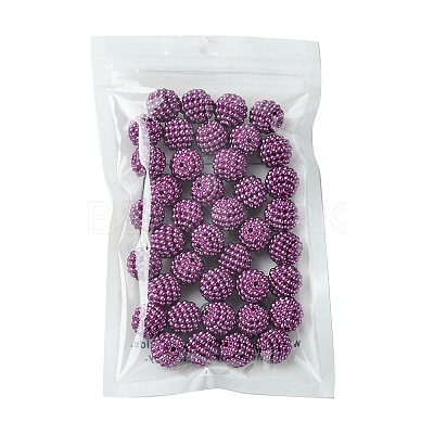 Imitation Pearl Acrylic Beads OACR-FS0001-45G-1