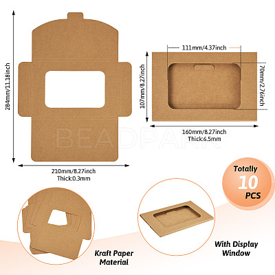 Blank Paper Envelopes Box AJEW-TAC0044-04C-1