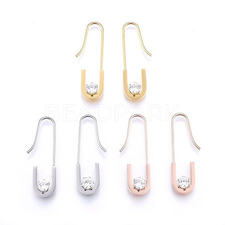 304 Stainless Steel Stud Earrings EJEW-H372-05-1