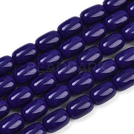 Opaque Glass Beads Strands X-GLAA-Z015-02D-1
