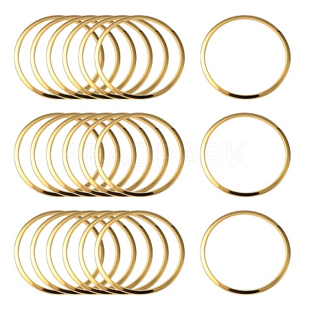 201 Stainless Steel Linking Rings X-STAS-F192-001G-01-1